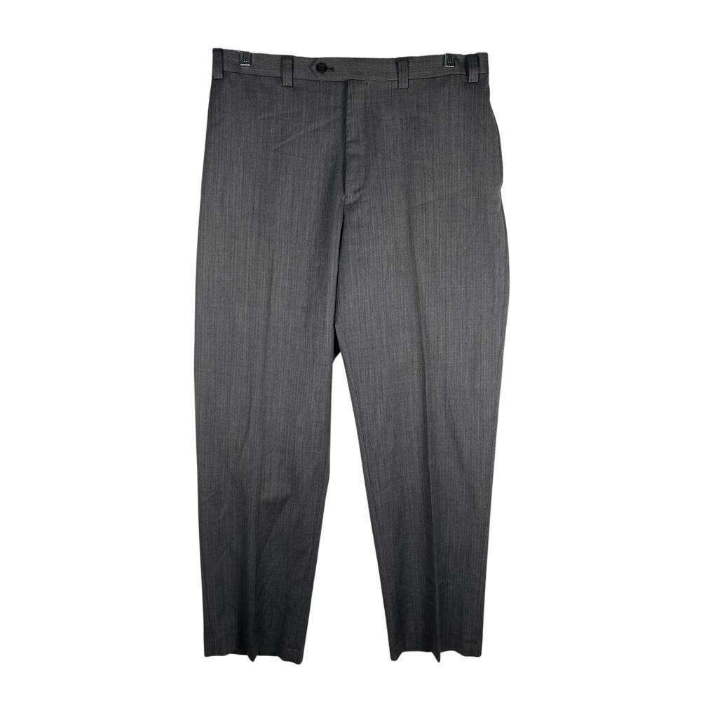 Lauren Ralph Lauren Wool Dress Pants Mens 34 Tag 36 Gray Professional Formal